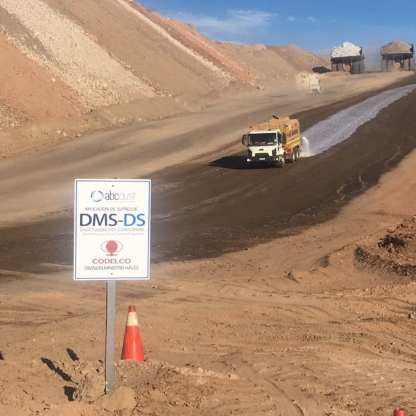 ABCDust - Codelco - contrôle des poussières - route minière