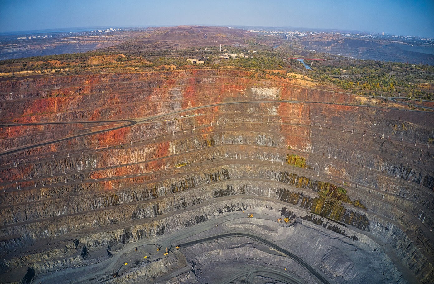 inside a gold mine