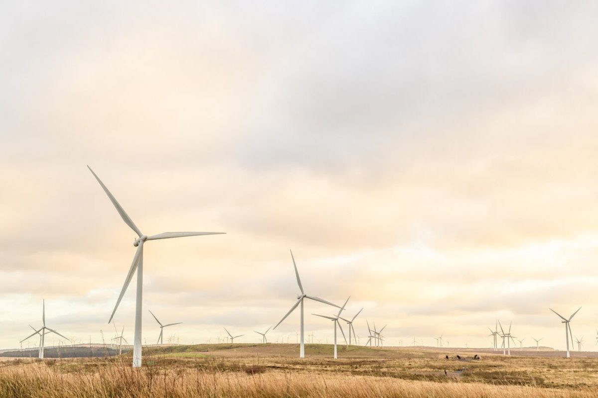 Why use soil stabilization and dust control on a wind farm?