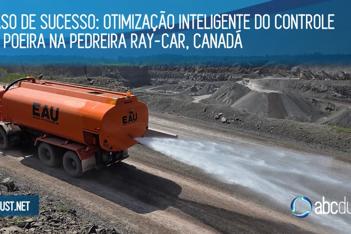Otimização inteligente do controle de poeira na pedreira Ray-Car, Canadá.