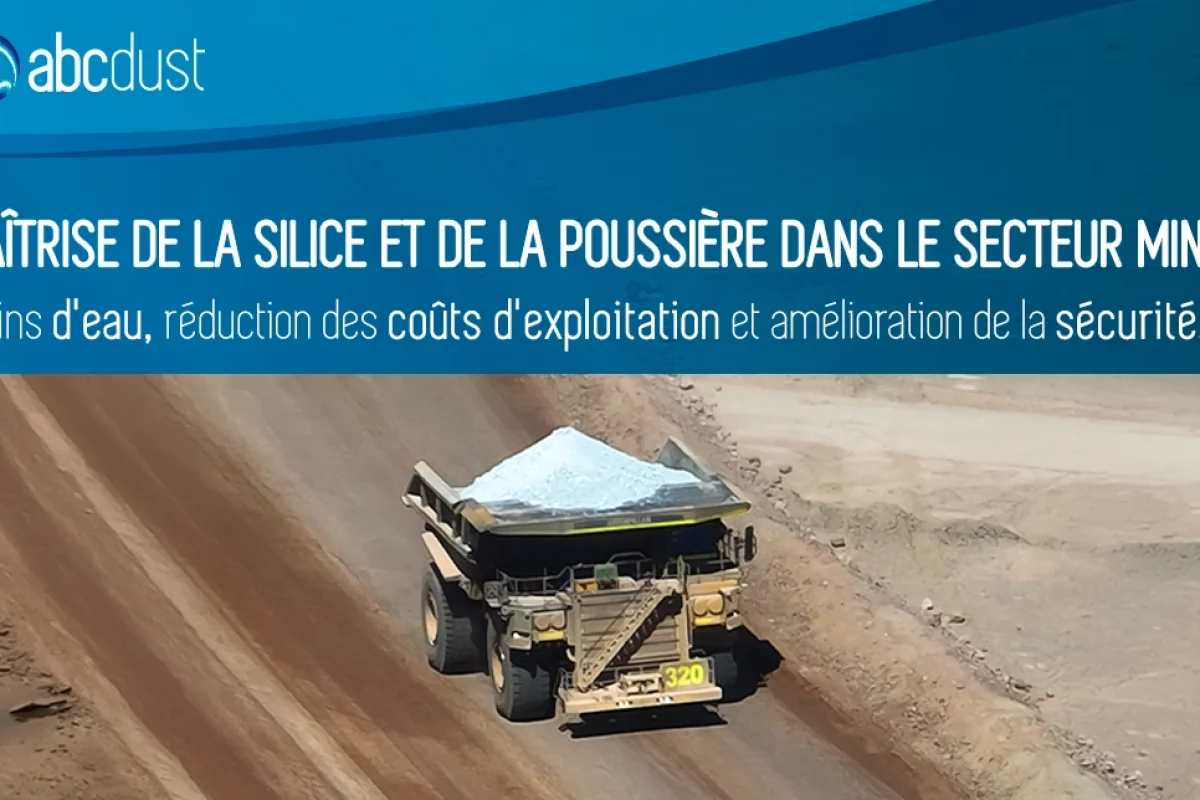 Contrôle de la silice et de la poussière dans les mines.