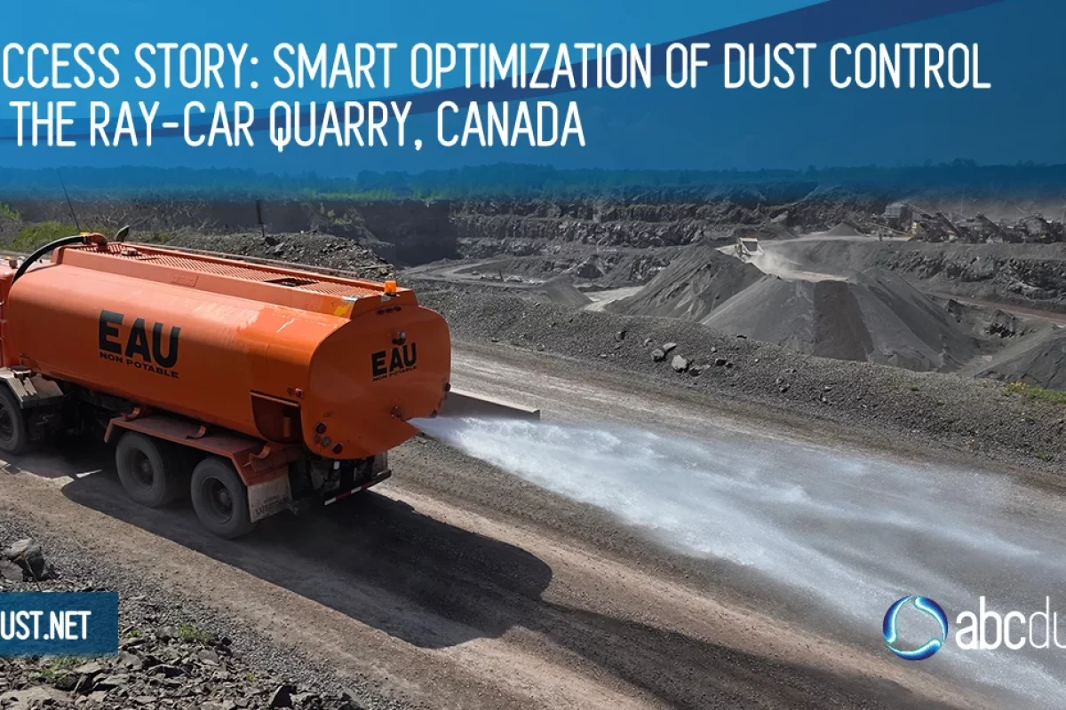 Smart Optimization of Dust Control at Ray-Car Quarry, Canada.